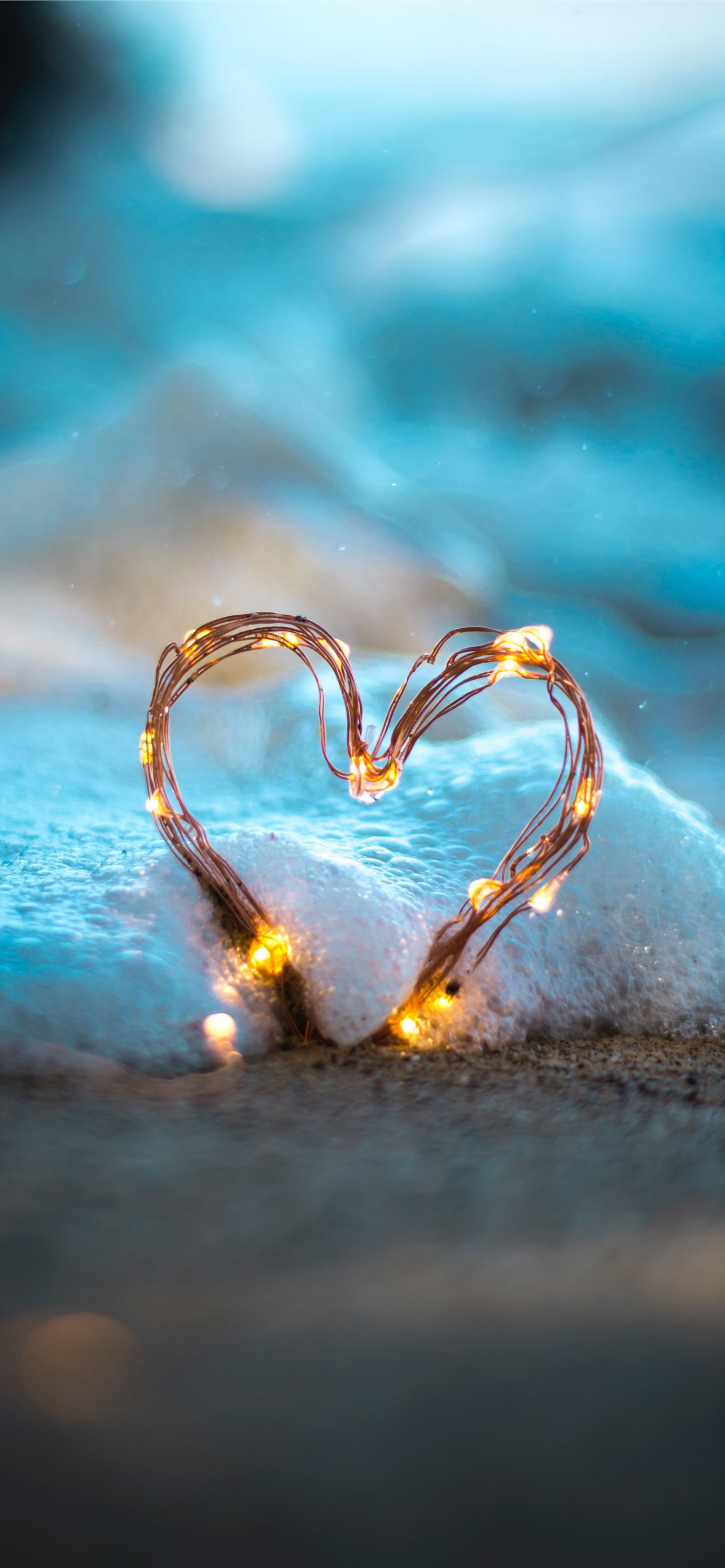 Teal Heart Wallpapers Wallpaper Cave