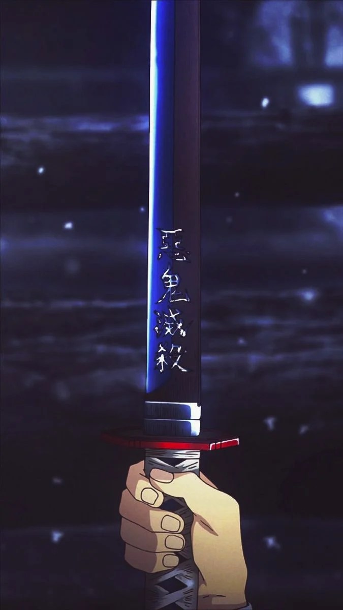Demon Slayer Katana Wallpapers Wallpaper Cave