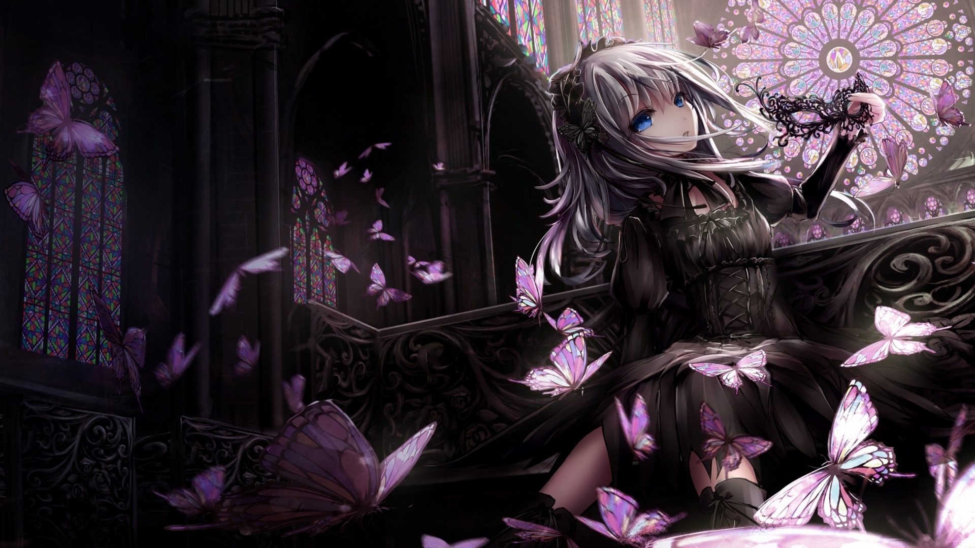 Pink And Black Anime Wallpapers Wallpaper Cave