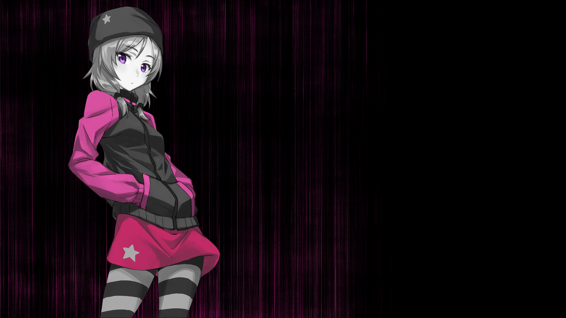 Pink And Black Anime Wallpapers Wallpaper Cave