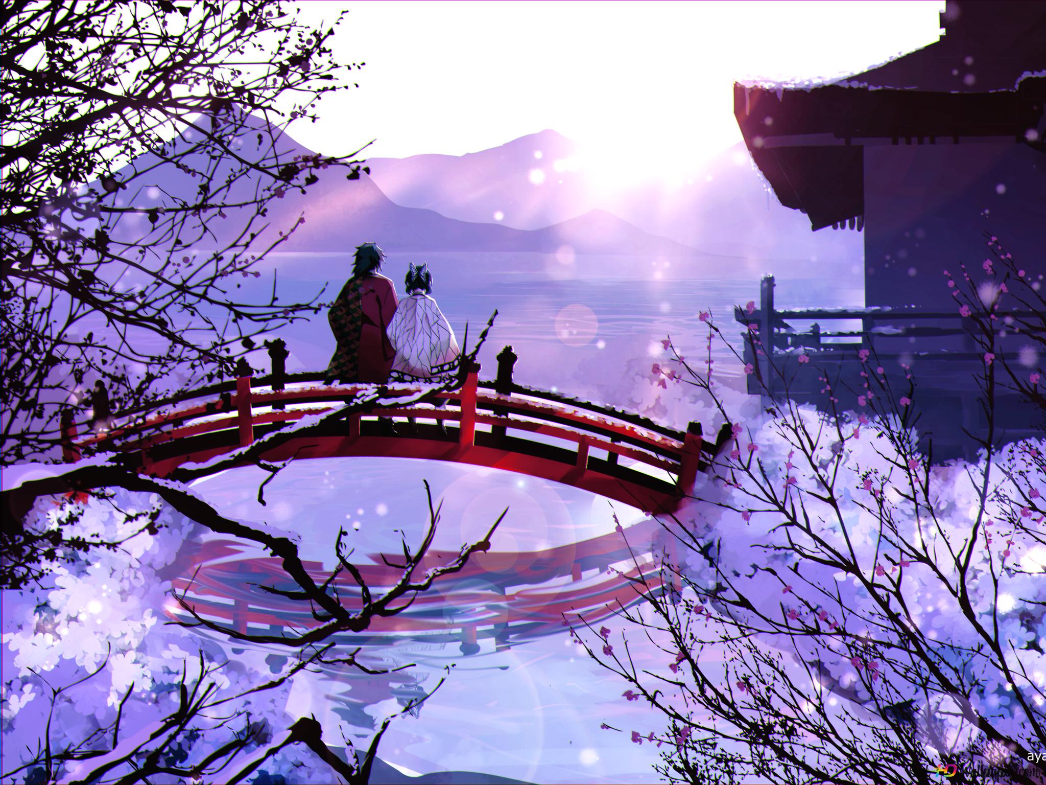 Demon Slayer Landscape Wallpapers Wallpaper Cave