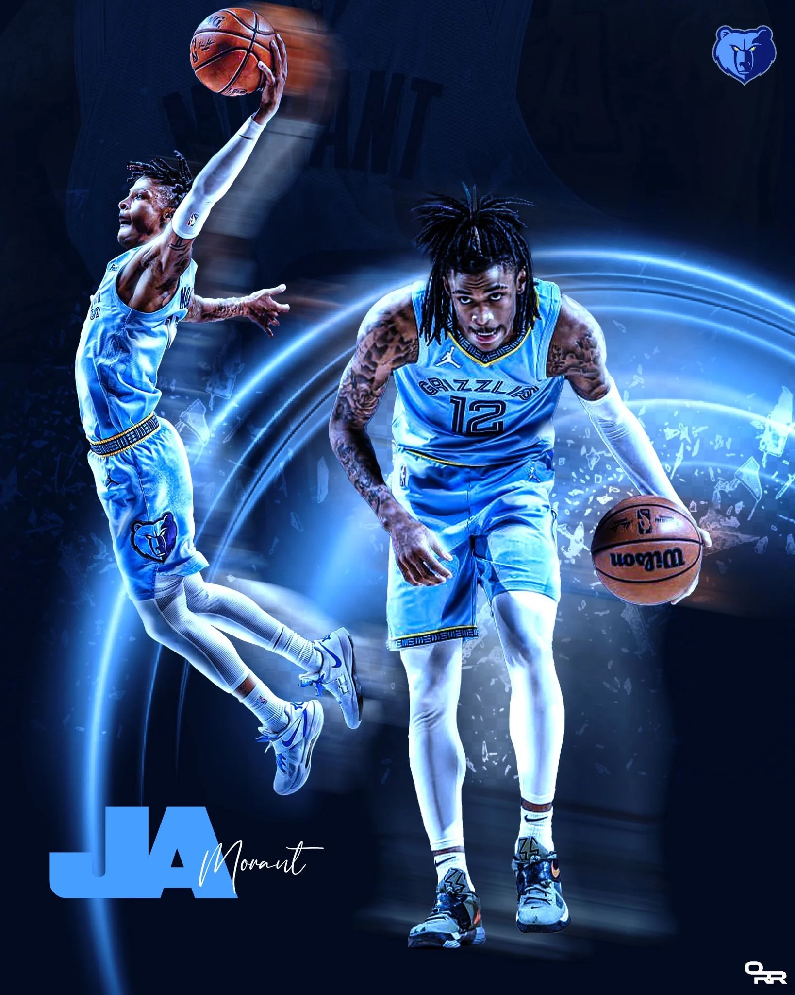 Ja Morant Edit Wallpapers Wallpaper Cave