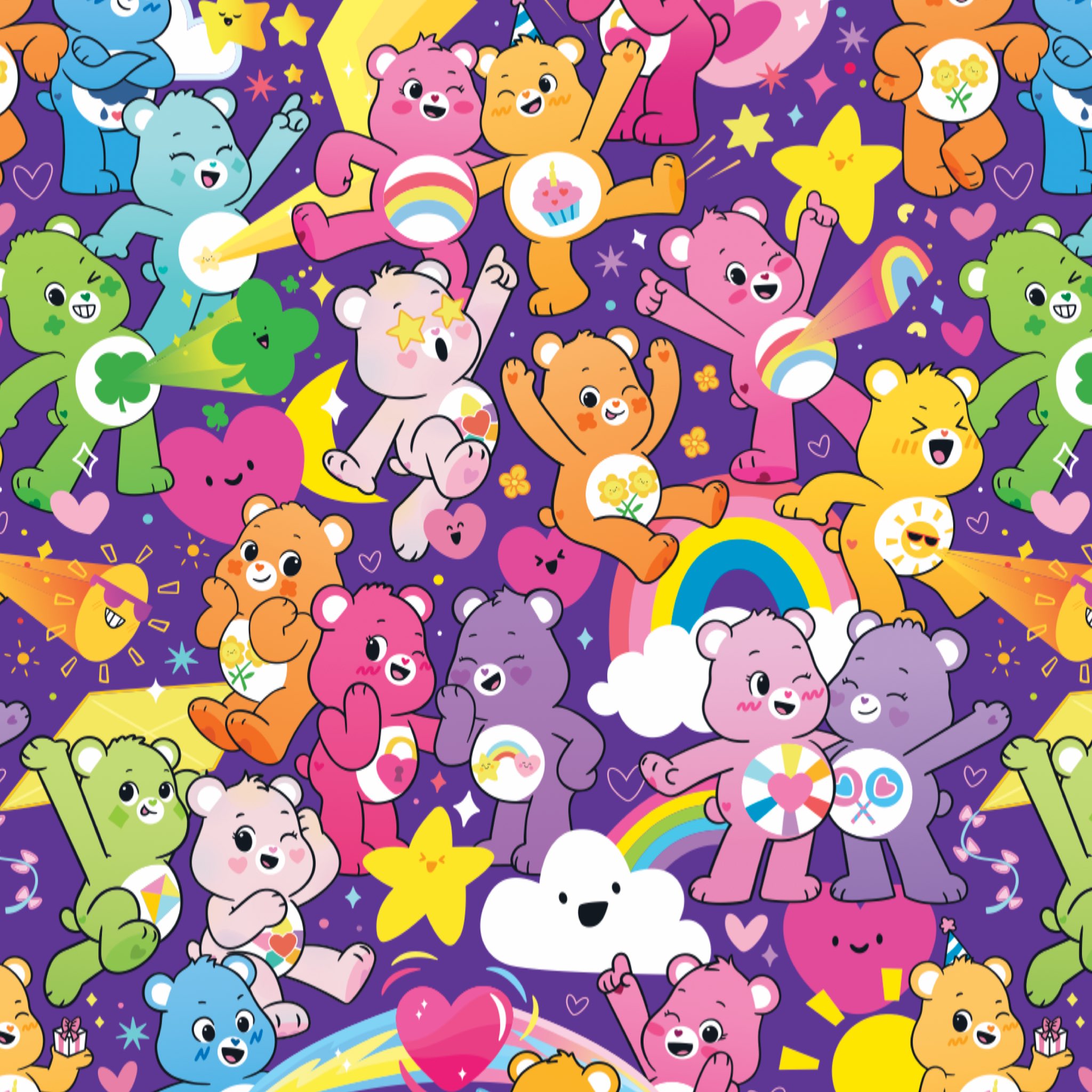 Purple Care Bear Wallpapers Wallpaper Cave