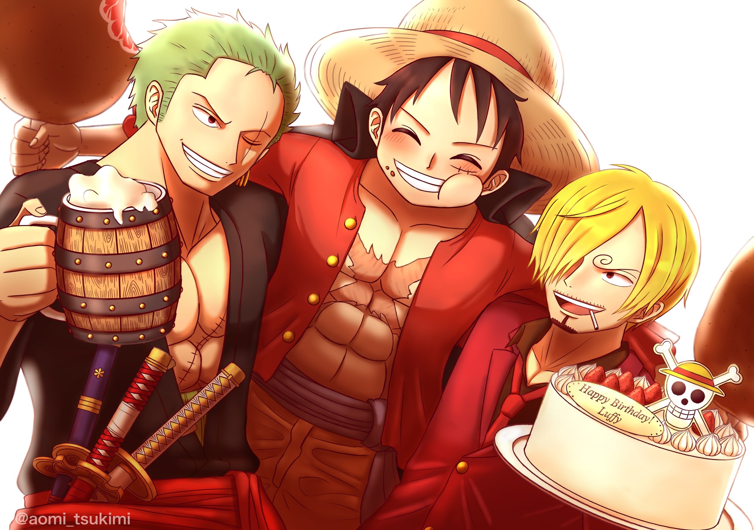 Luffy Zoro And Sanji Wallpapers Wallpaper Cave