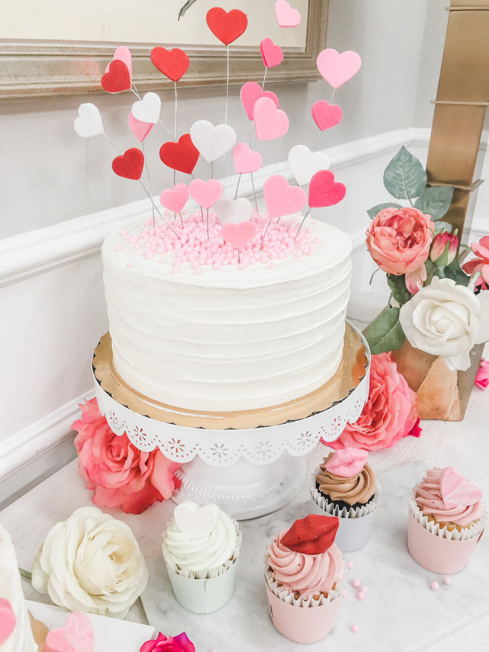 Valentine's Day Cake And Flowers Wallpapers Wallpaper Cave