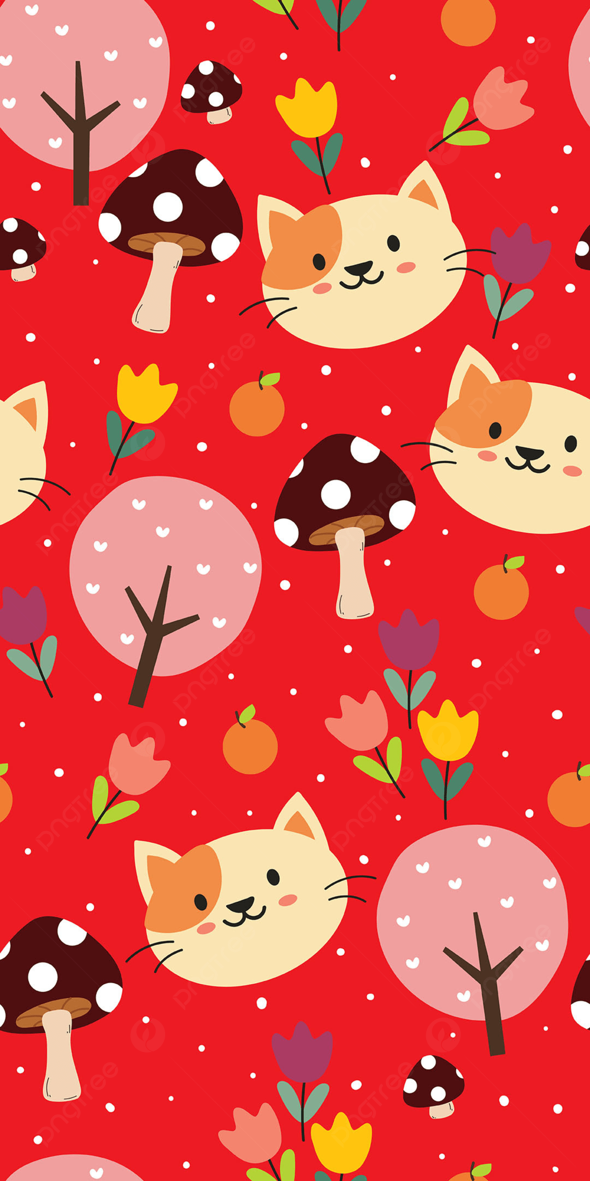Mushroom Cat Wallpapers Wallpaper Cave