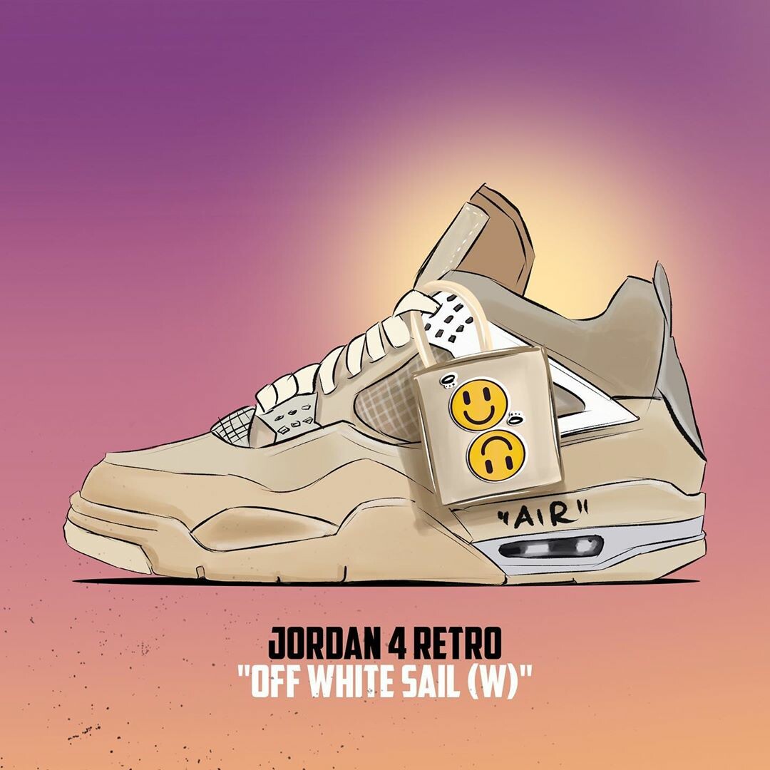 Off White Jordan 4 Wallpapers Wallpaper Cave