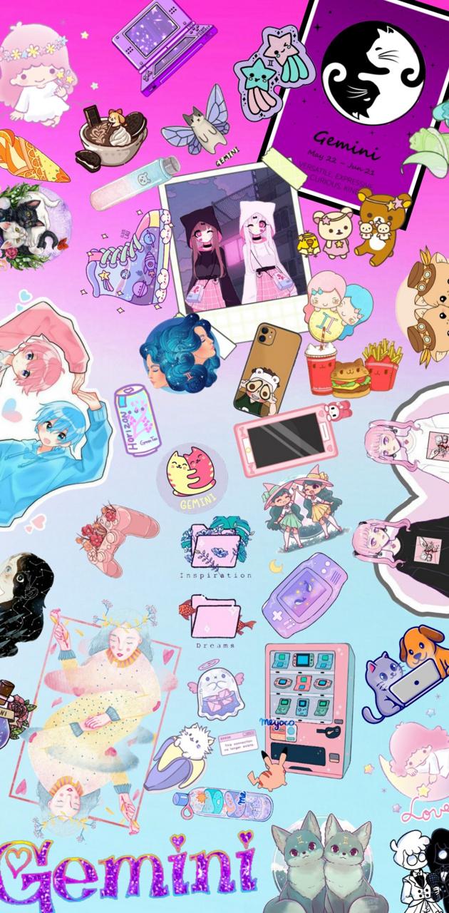 Pink Gemini Wallpapers Wallpaper Cave