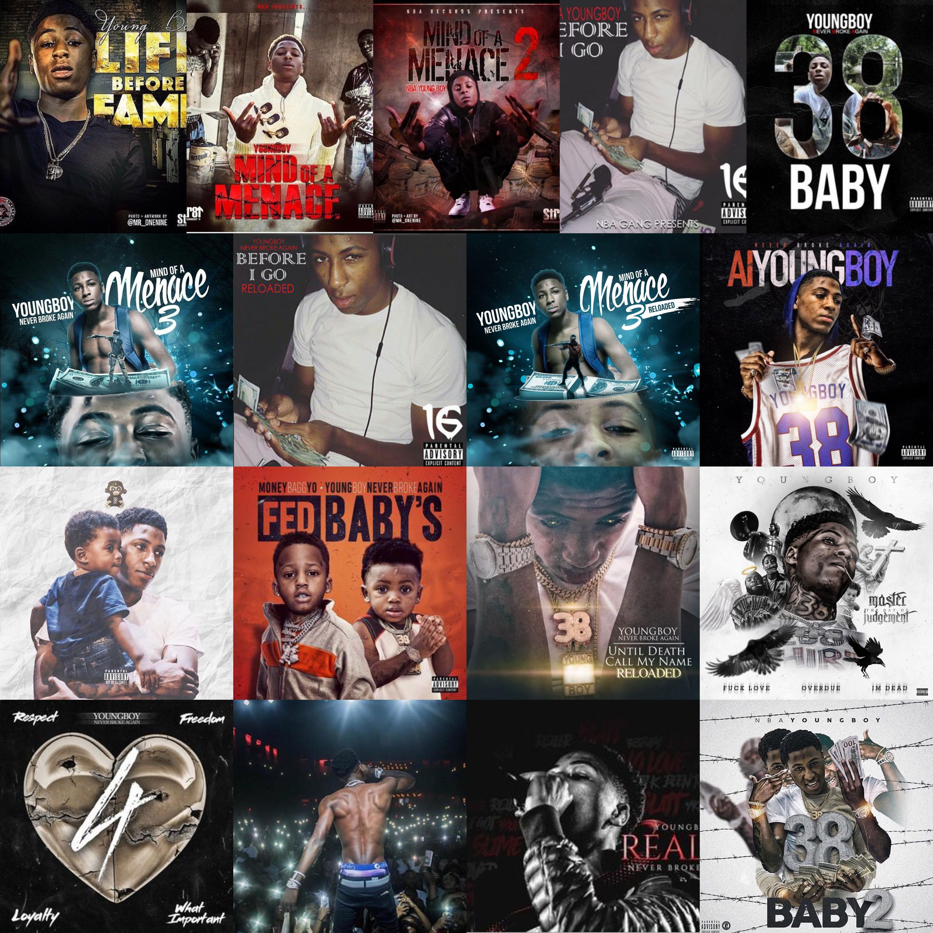 NBA Youngboy Album Cover Wallpapers Wallpaper Cave