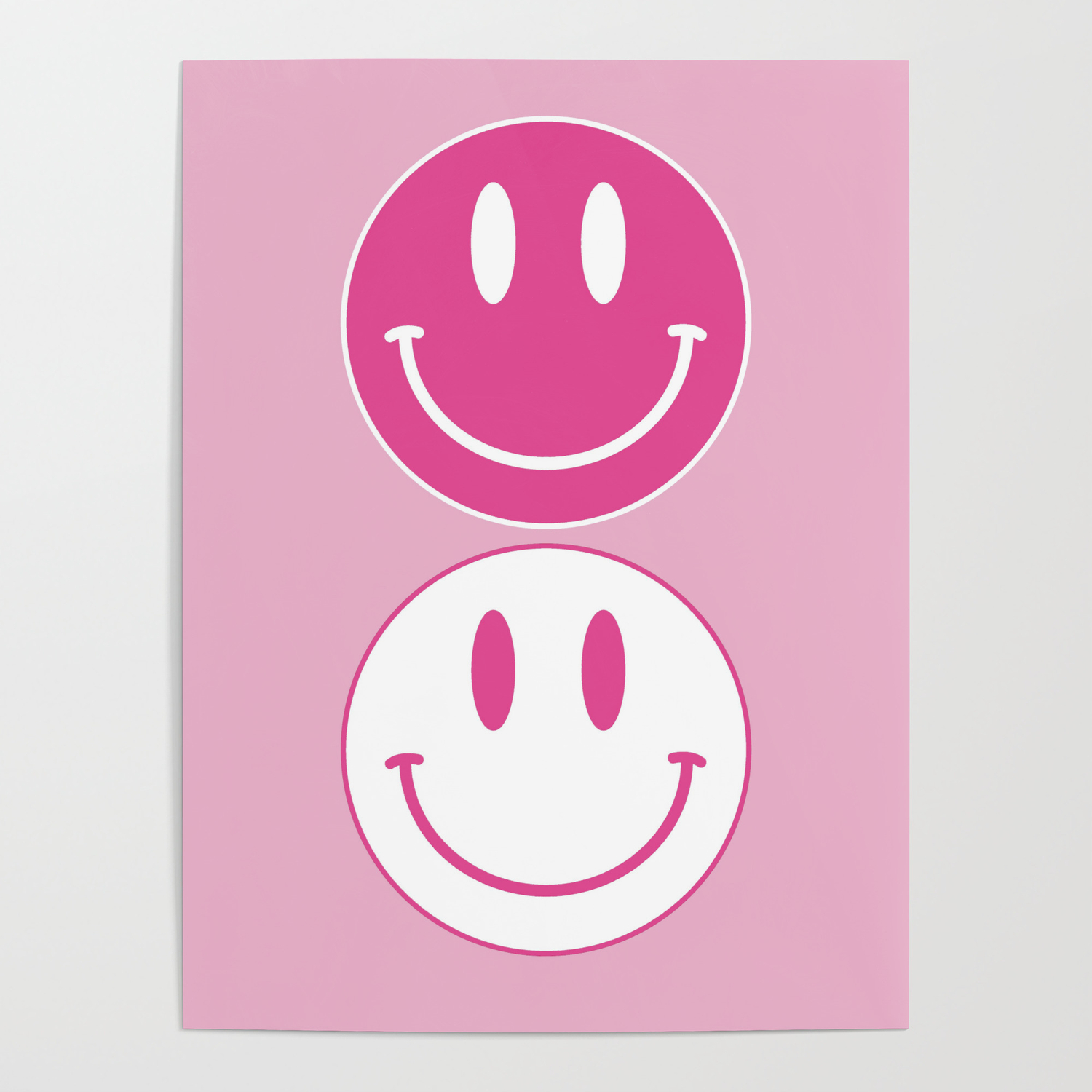 Preppy Pink Smiley Face Wallpapers Wallpaper Cave
