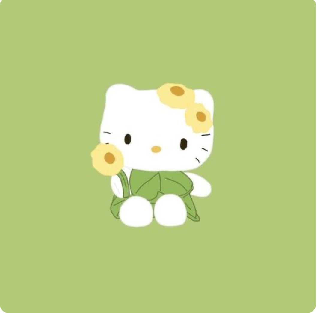 Hello Kitty Green Wallpapers Wallpaper Cave