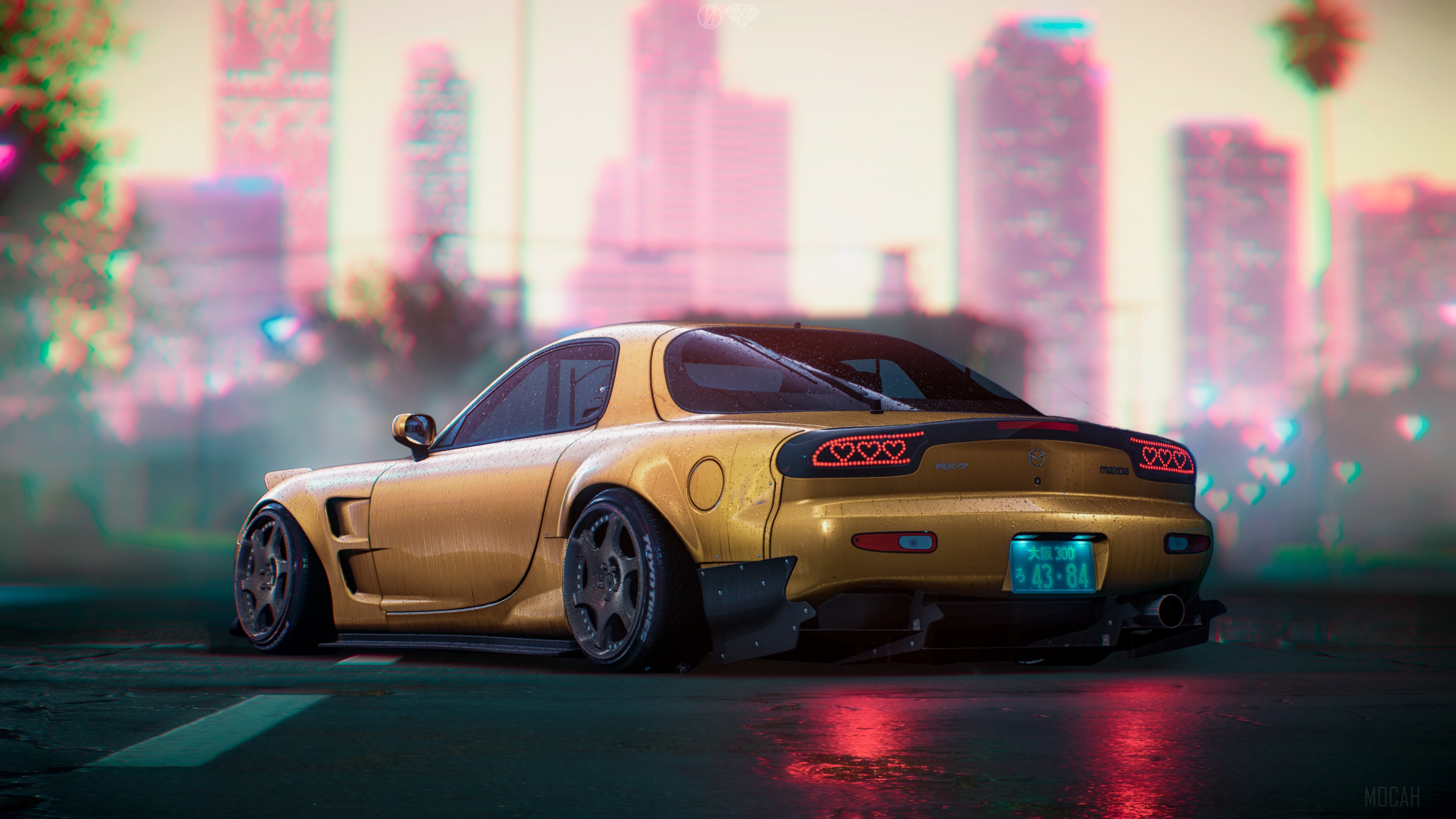 Mazda Rx7 Widebody Wallpapers Wallpaper Cave