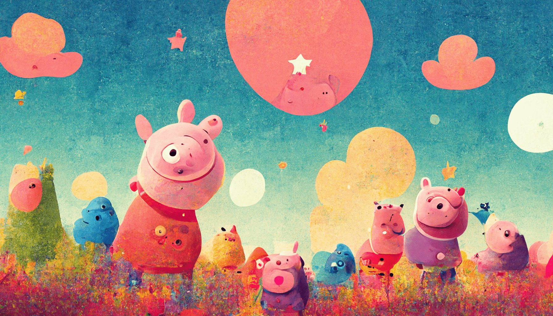 Peppa Pig Desktop Wallpapers Wallpaper Cave