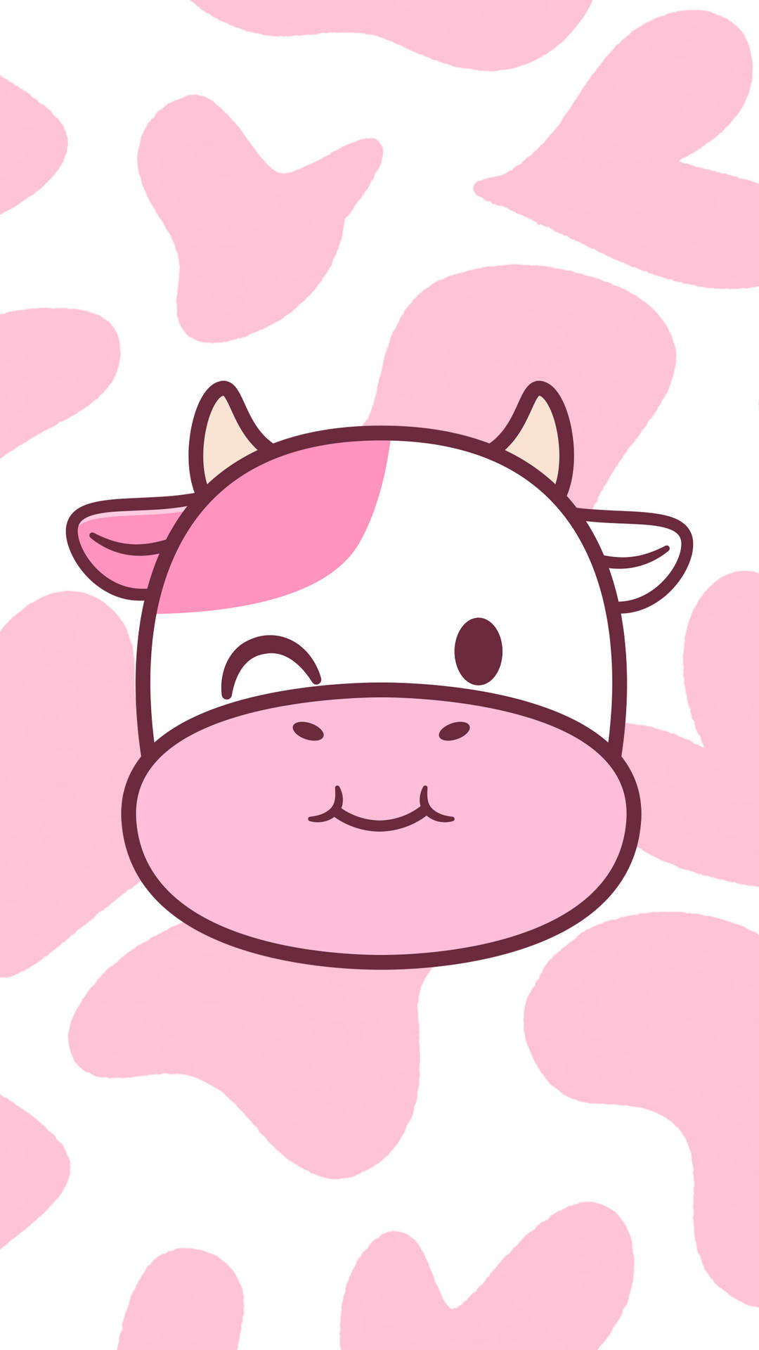 Cute Pink Cow Wallpapers Wallpaper Cave