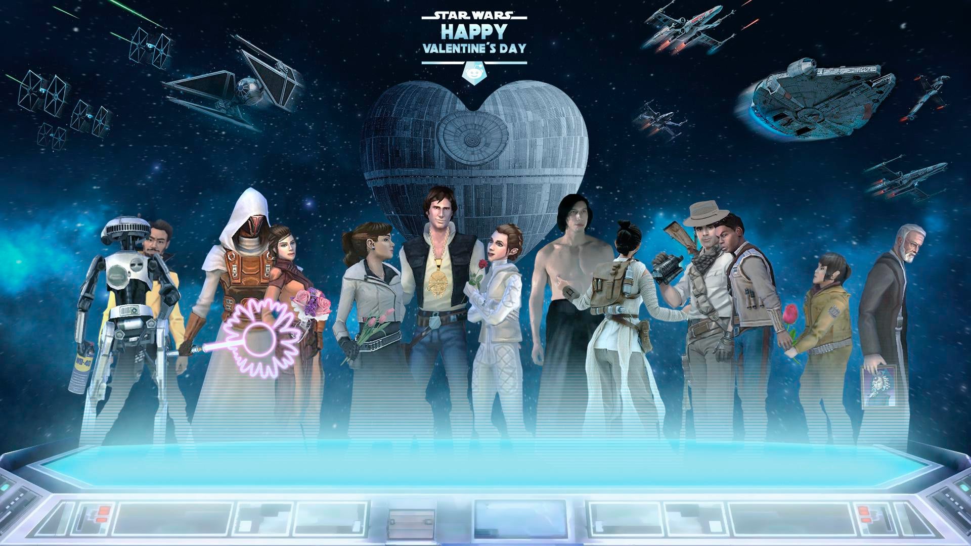 Star Wars Valentines Day Wallpapers Wallpaper Cave