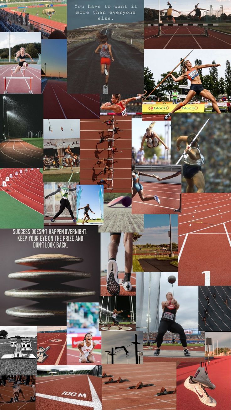 Track And Field Collage Wallpapers Wallpaper Cave