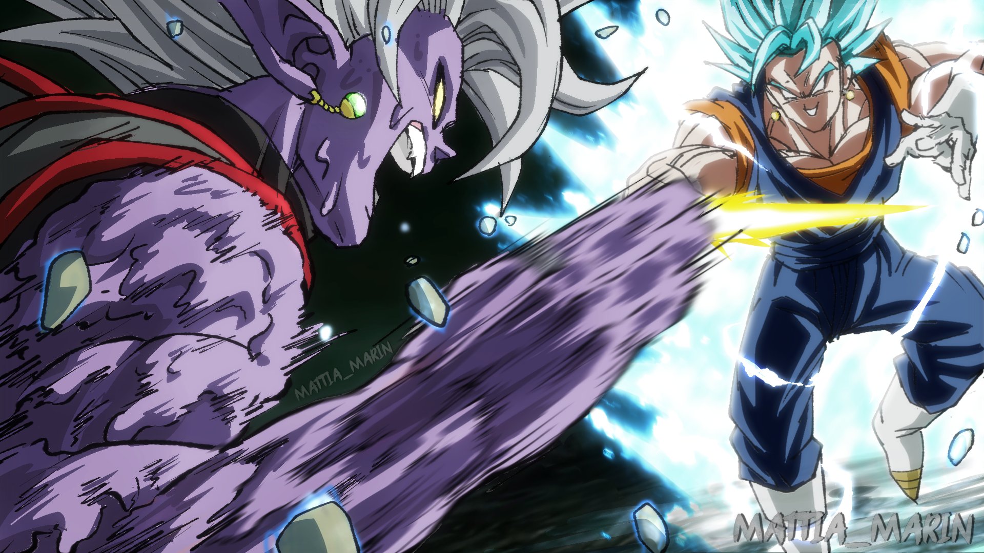 Vegito Vs Zamasu Wallpapers Wallpaper Cave