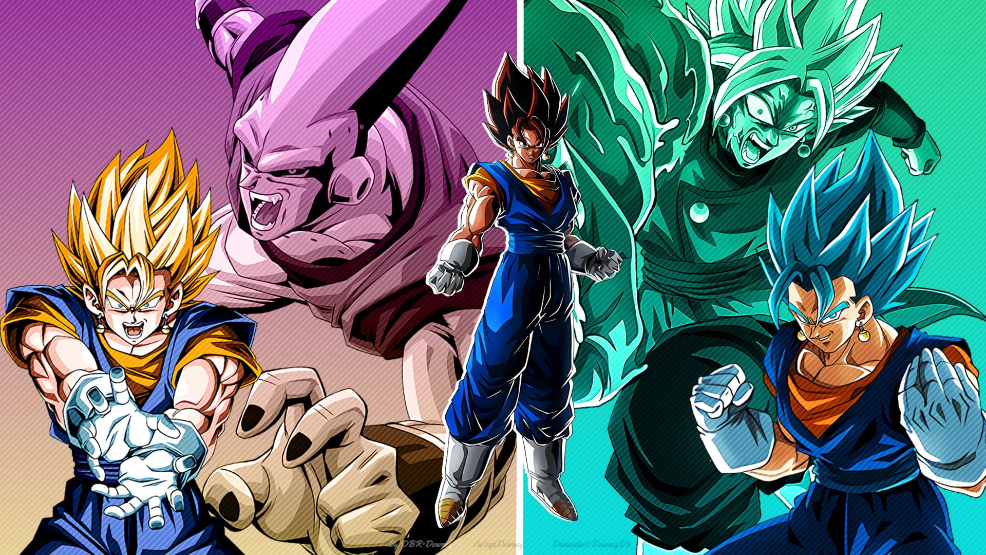 Vegito Vs Zamasu Wallpapers Wallpaper Cave