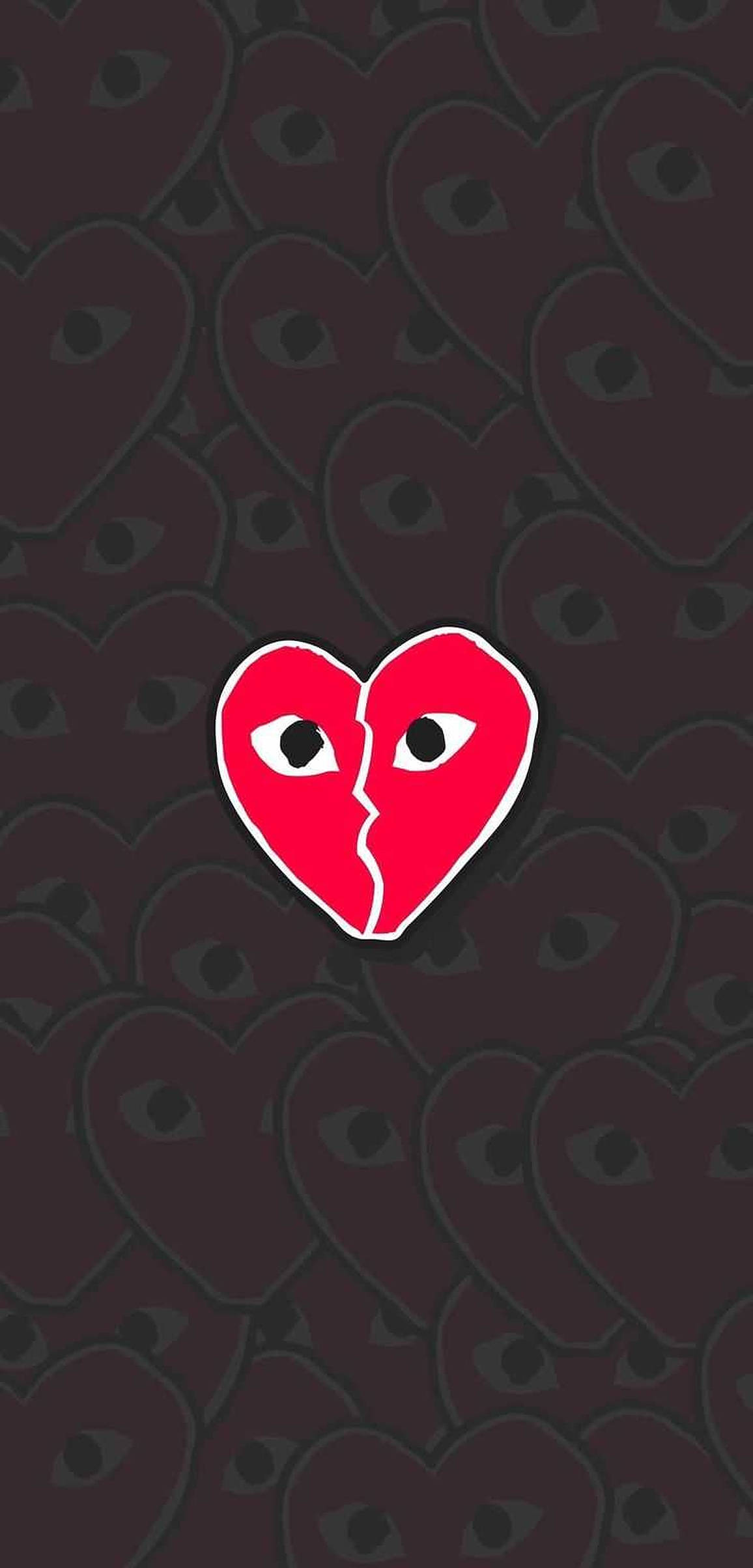 CDG Heart Wallpapers Wallpaper Cave