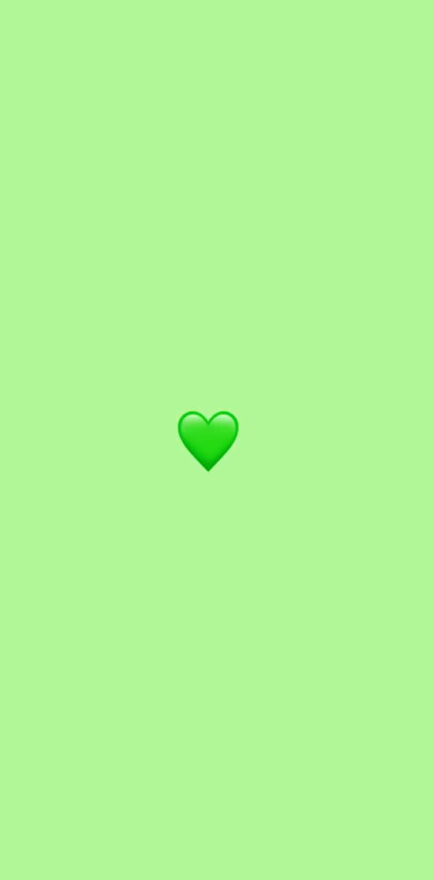 Preppy Green Heart Wallpapers Wallpaper Cave
