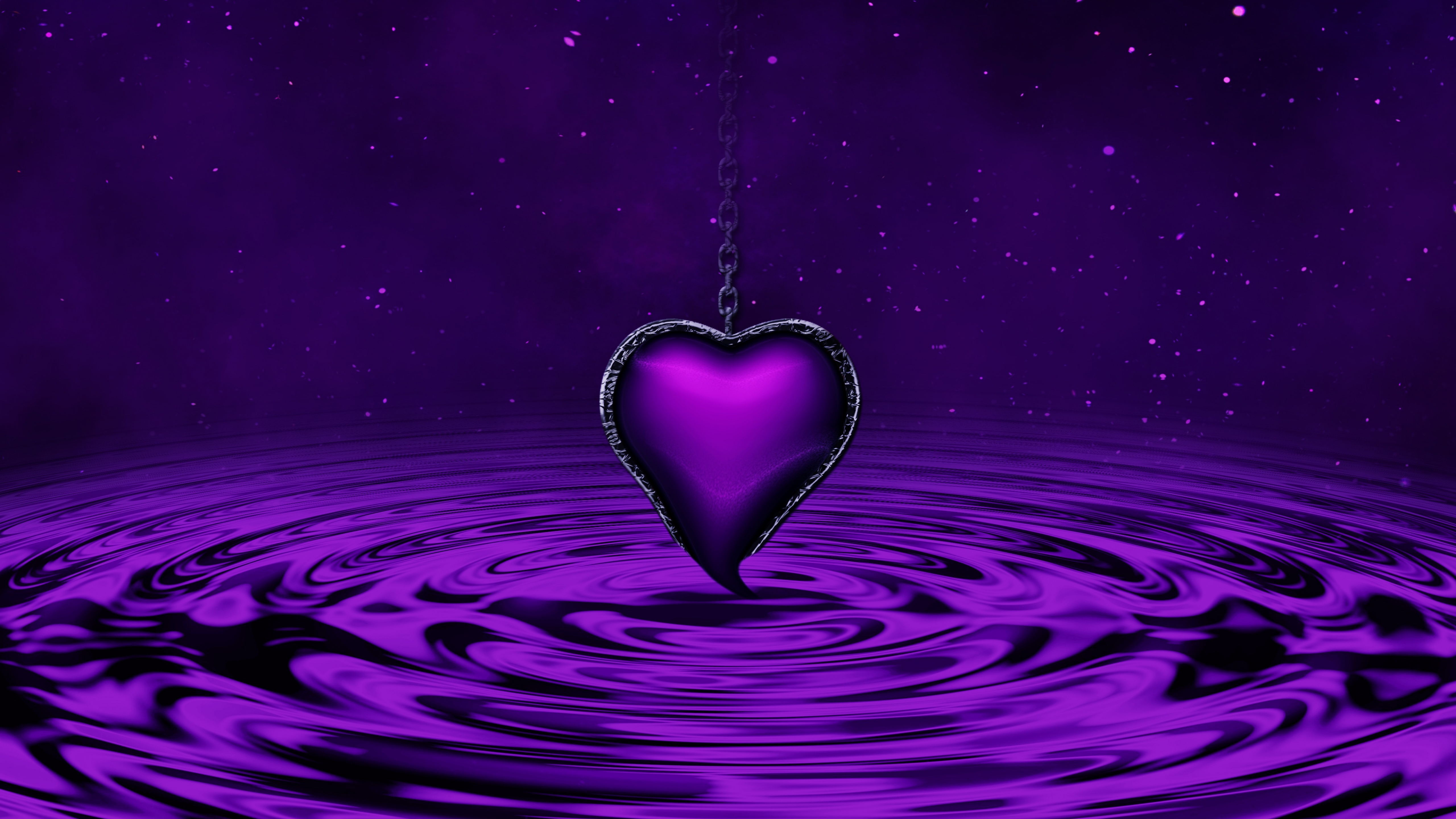 Water Heart Wallpapers Wallpaper Cave
