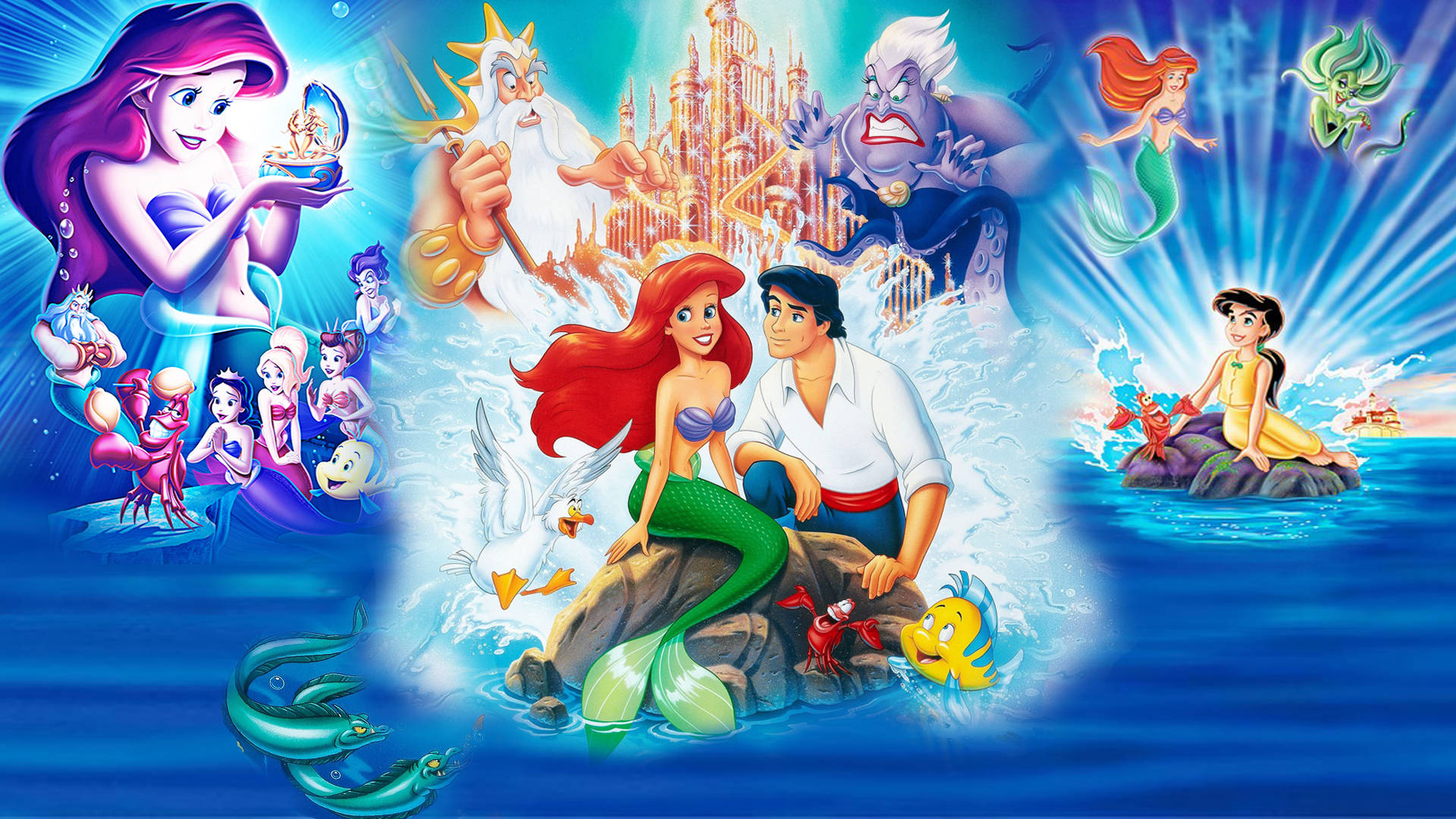 The Little Mermaid Movie Poster Wallpapers Wallpaper Cave