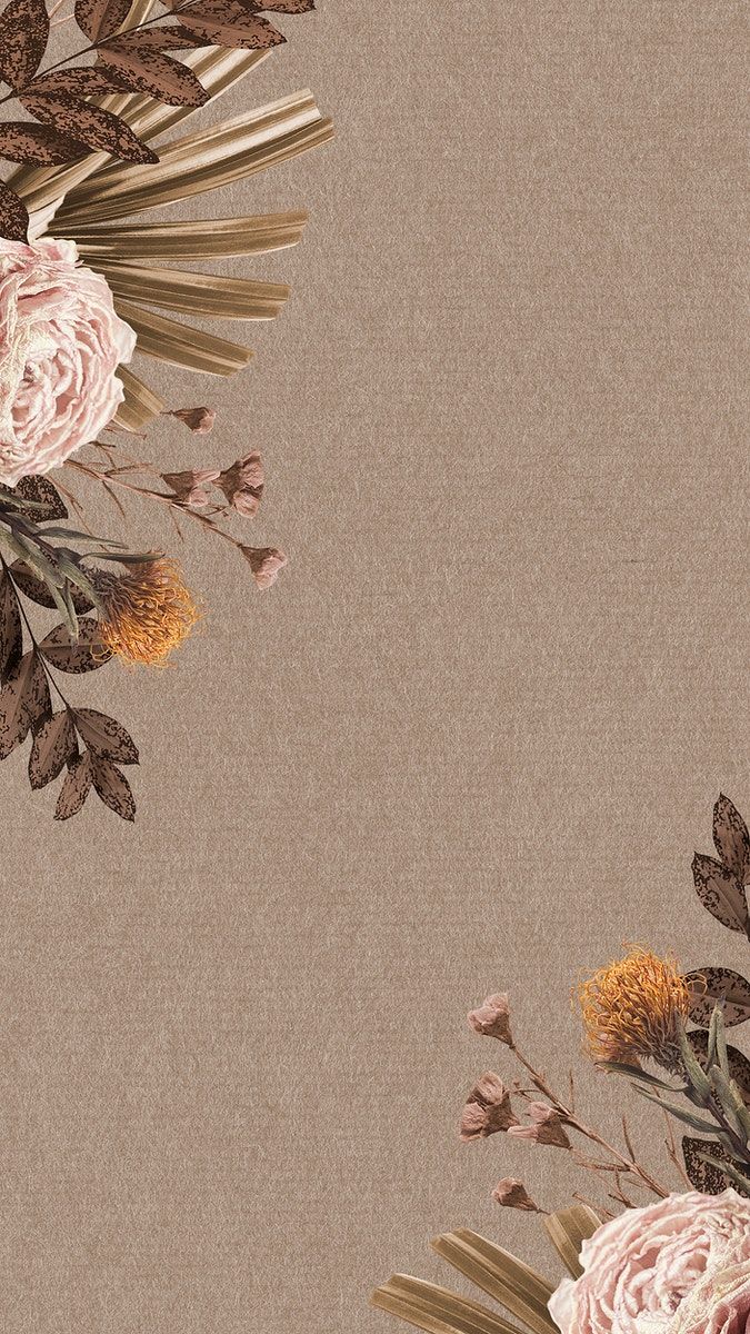 Beige Flower Wallpapers Wallpaper Cave