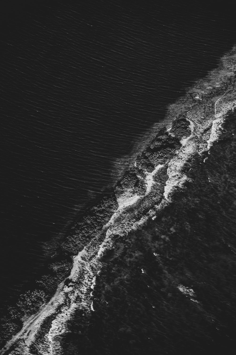 Black And White Ocean Wallpapers Wallpaper Cave