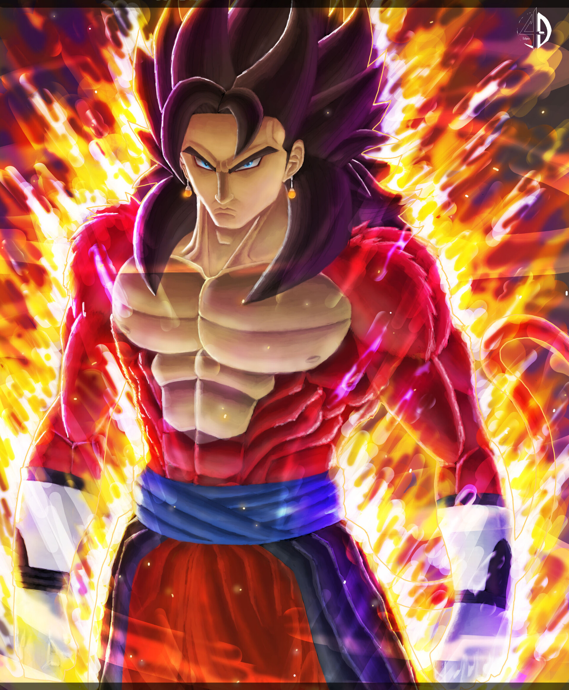 SSJ4 Vegito Wallpapers Wallpaper Cave