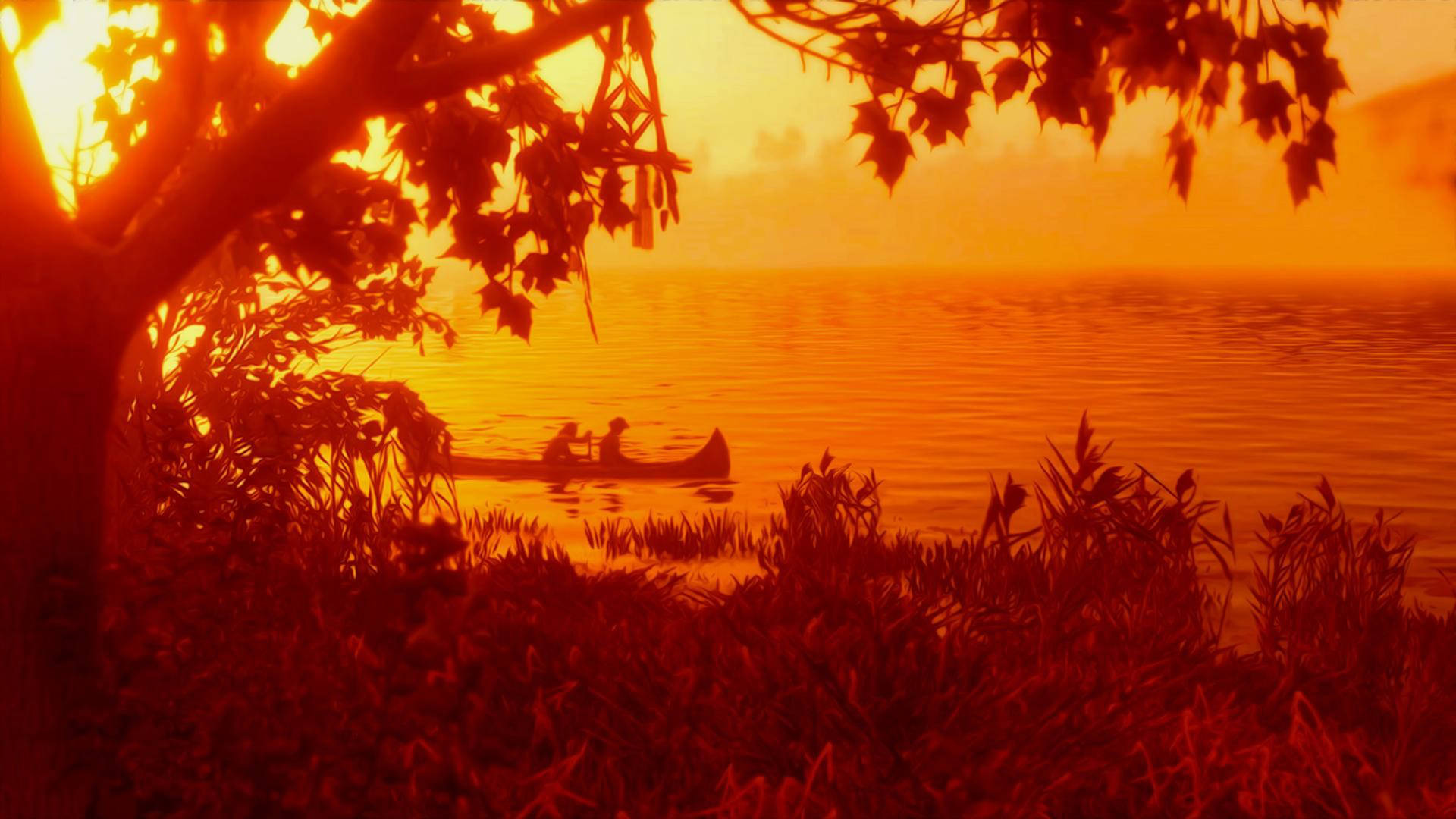 Orange Landscape Wallpapers Wallpaper Cave