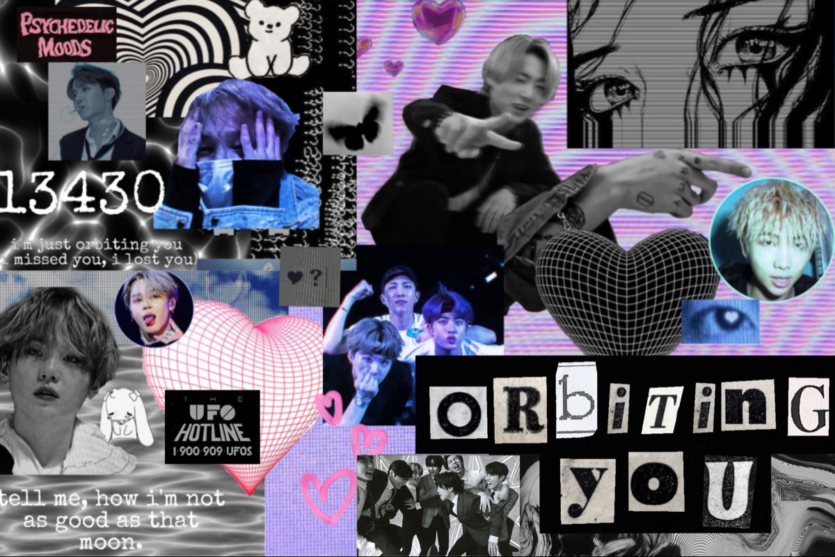 Kpop Collage Aesthetic Wallpapers Wallpaper Cave