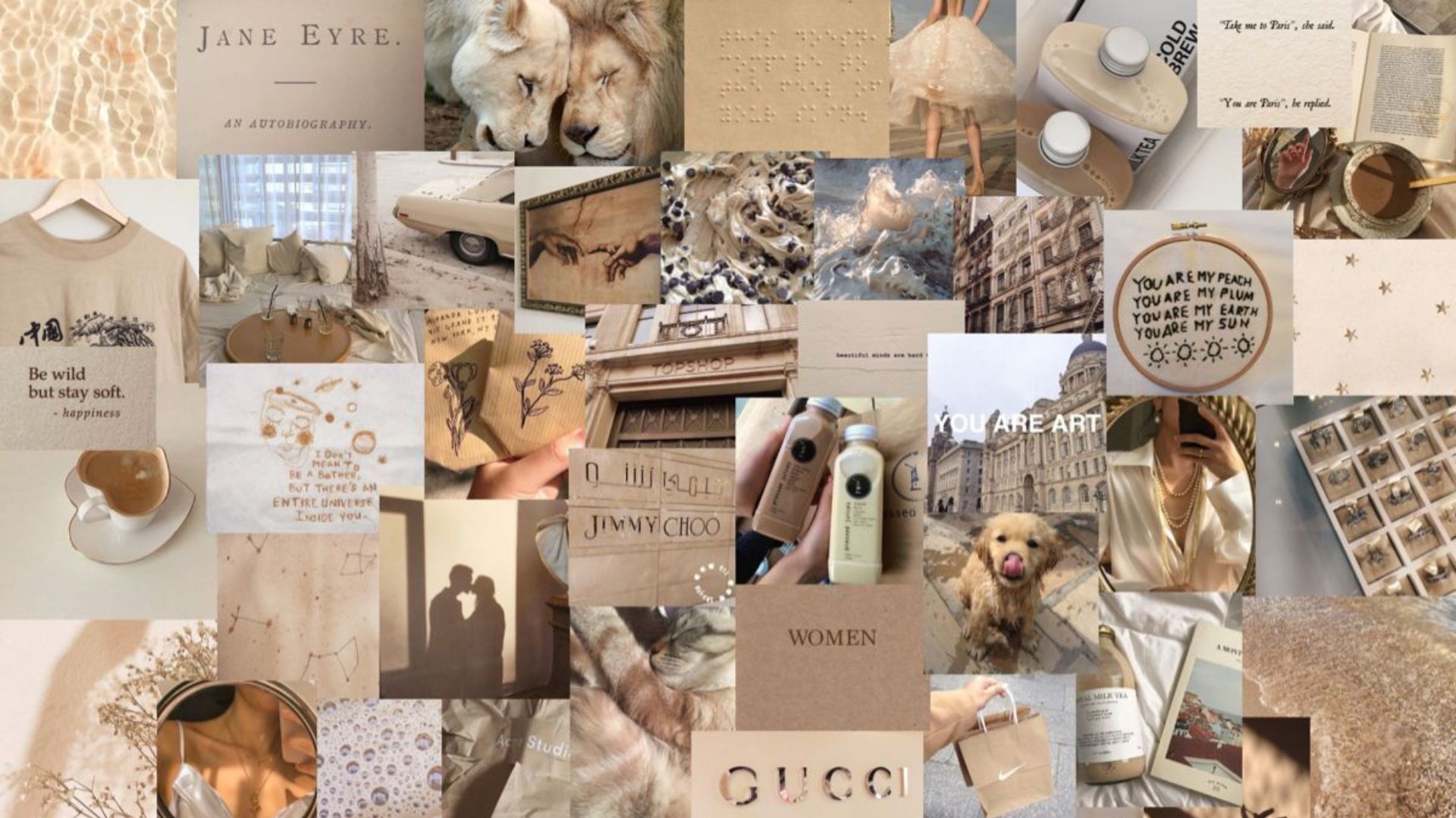 Beige Aesthetic Macbook Wallpapers Wallpaper Cave