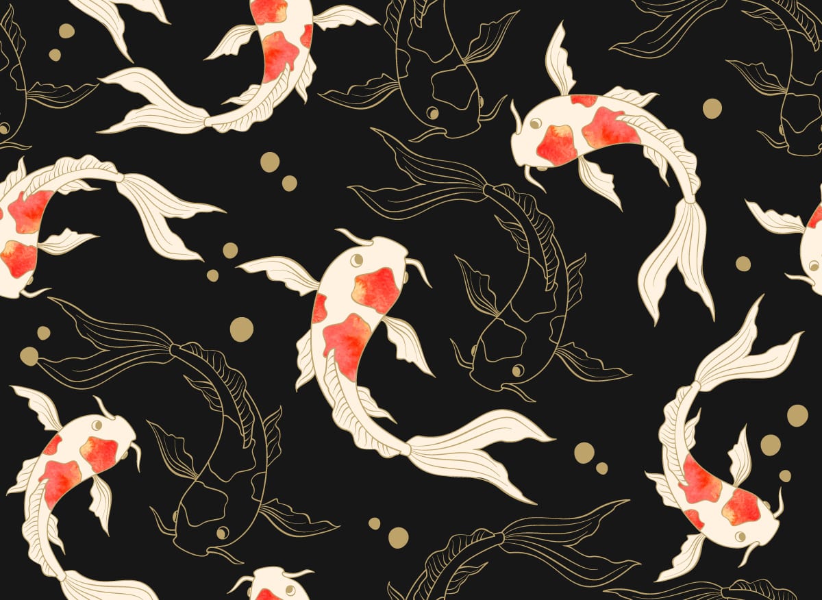 Koi Art Wallpapers Wallpaper Cave