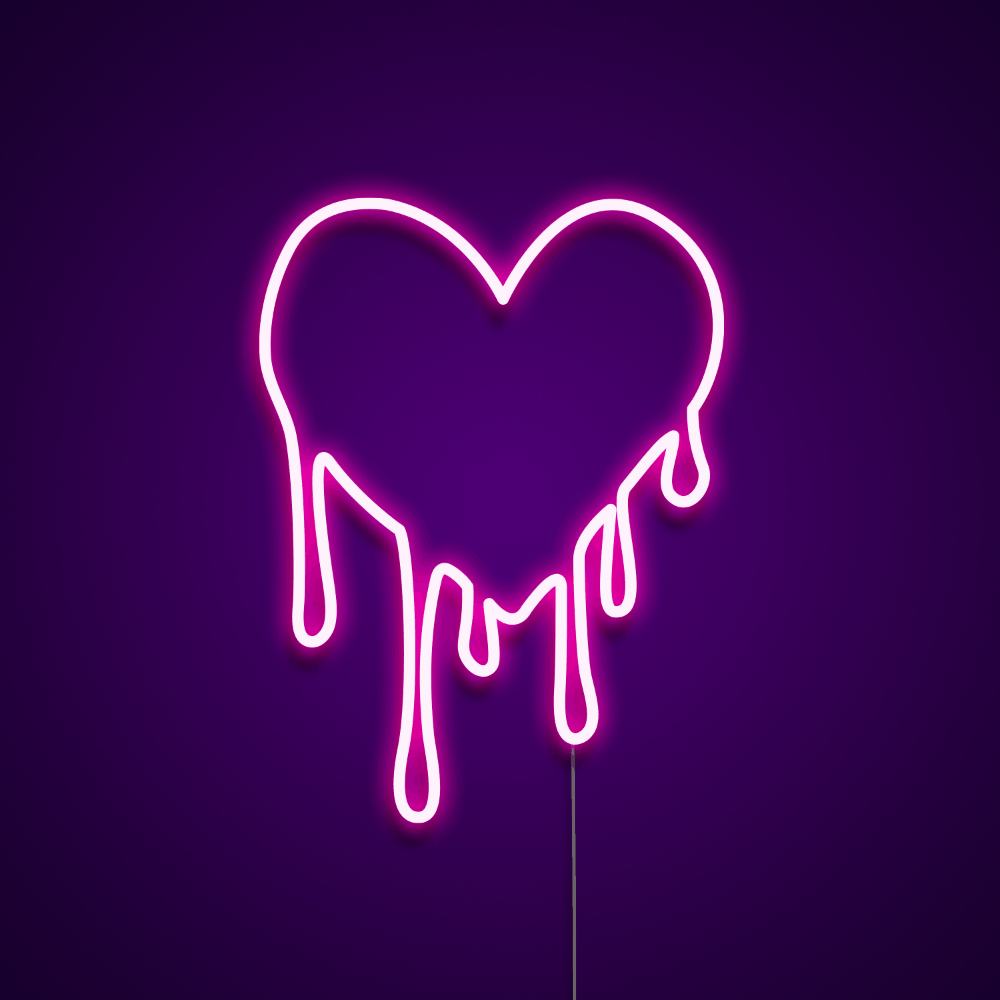 Light Purple Melting Heart Wallpapers Wallpaper Cave