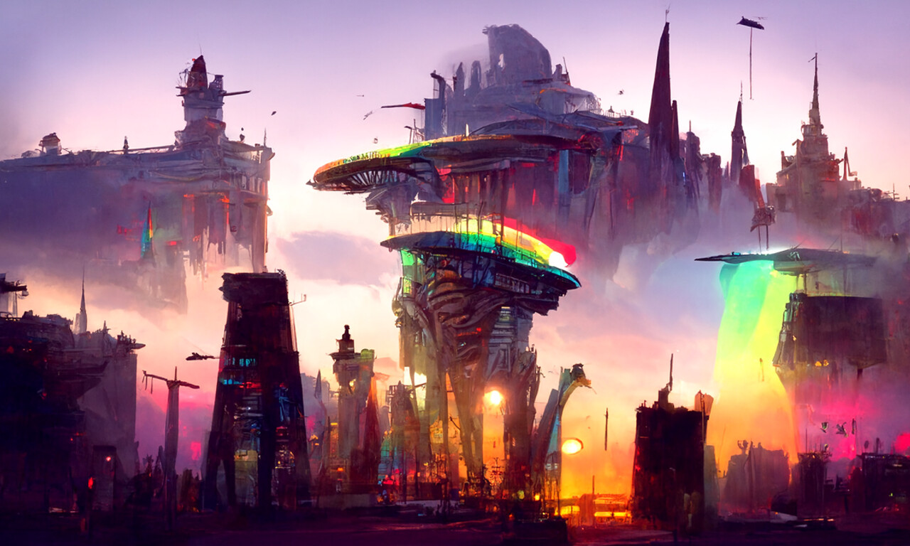 Rainbow City Wallpapers Wallpaper Cave