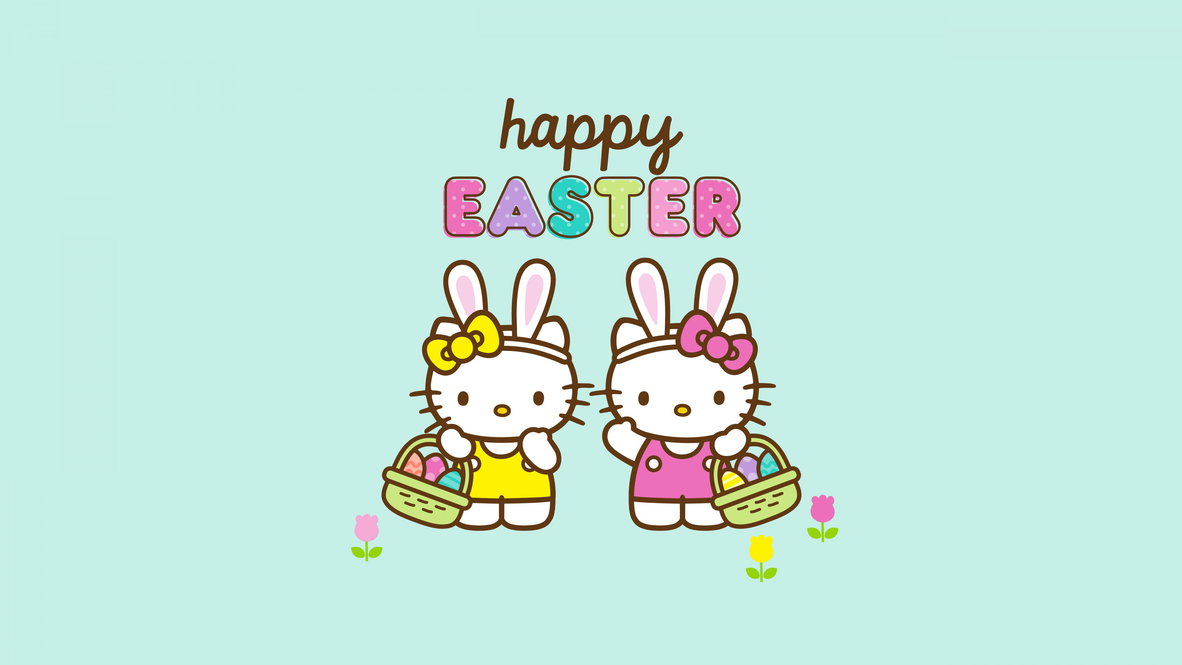 Cartoon Cute Easter Wallpapers Wallpaper Cave