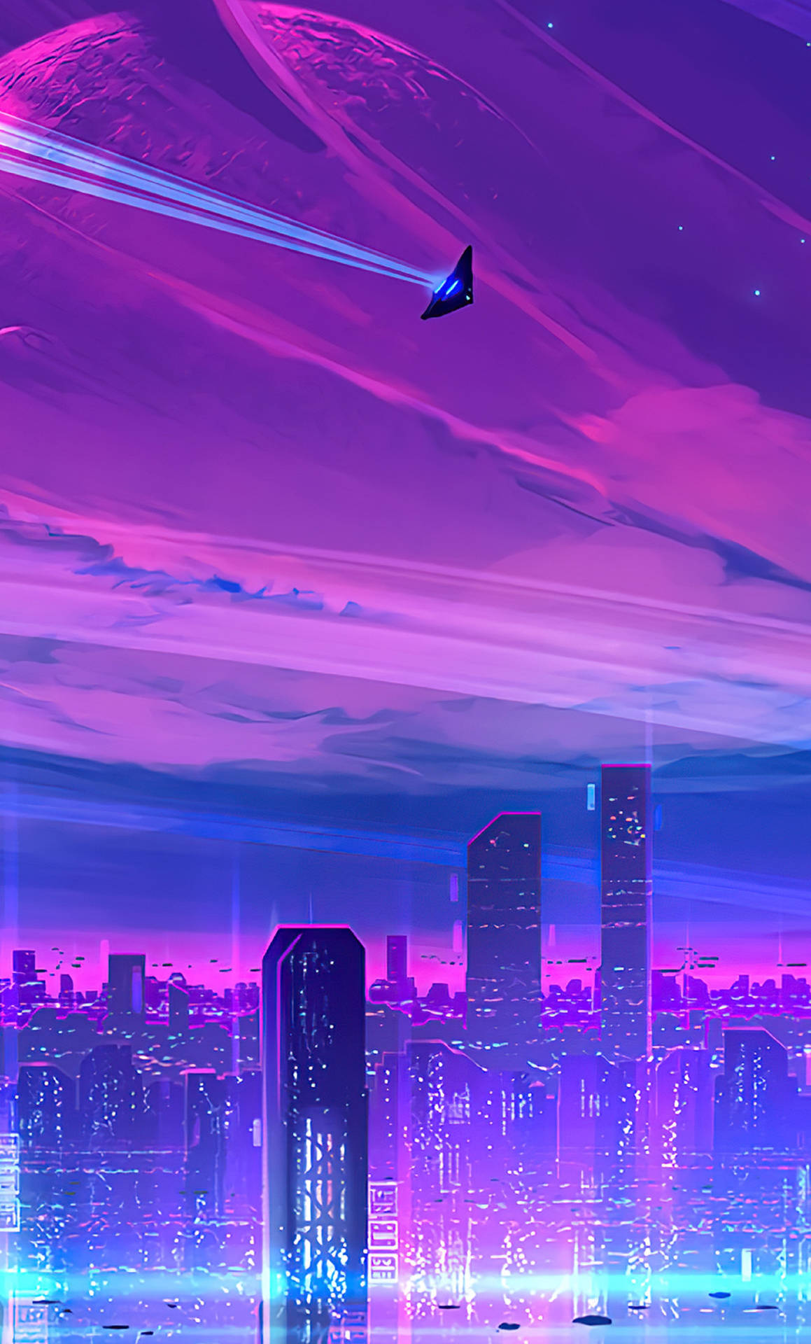 Neon City iPhone Wallpapers Wallpaper Cave
