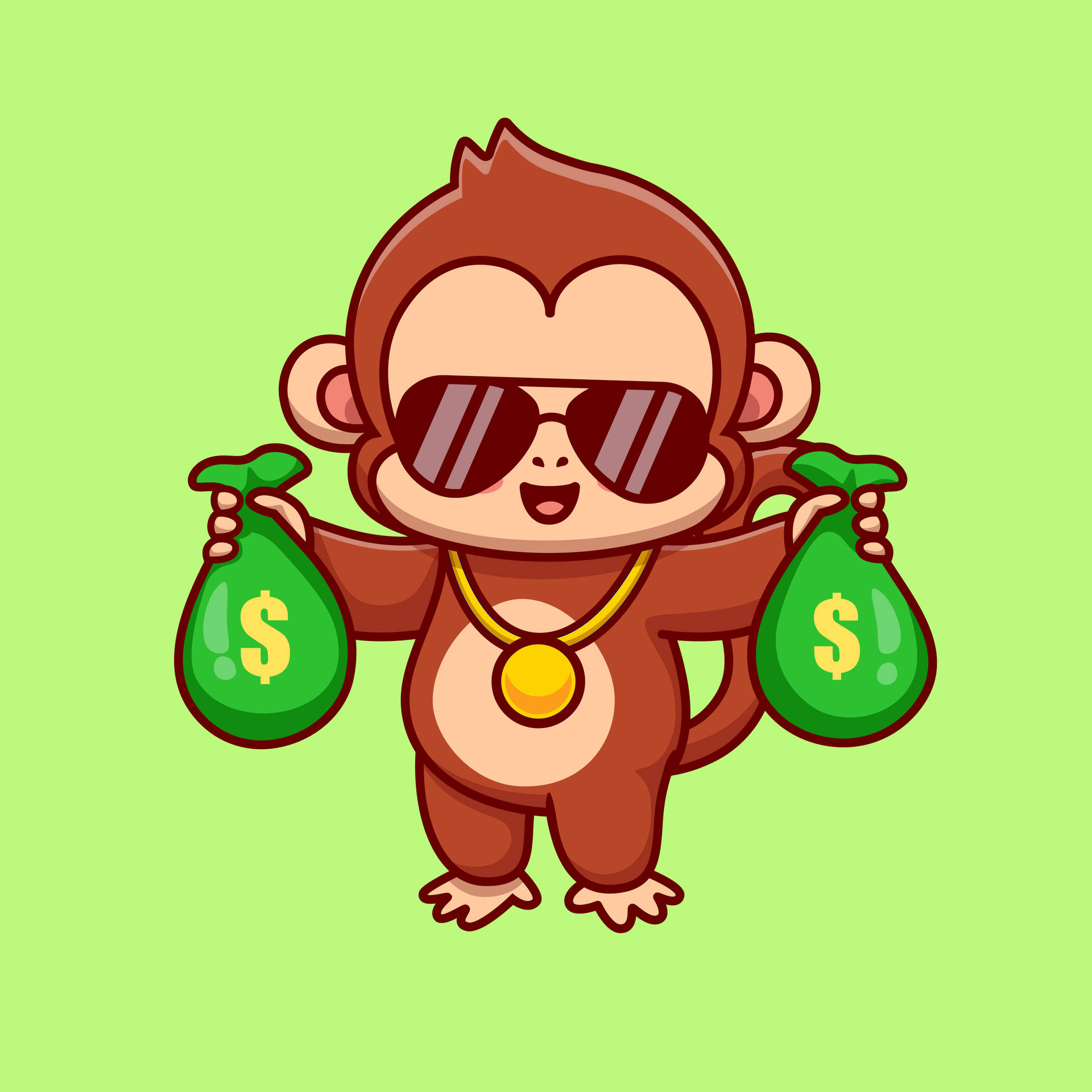 Preppy Monkey Wallpapers Wallpaper Cave