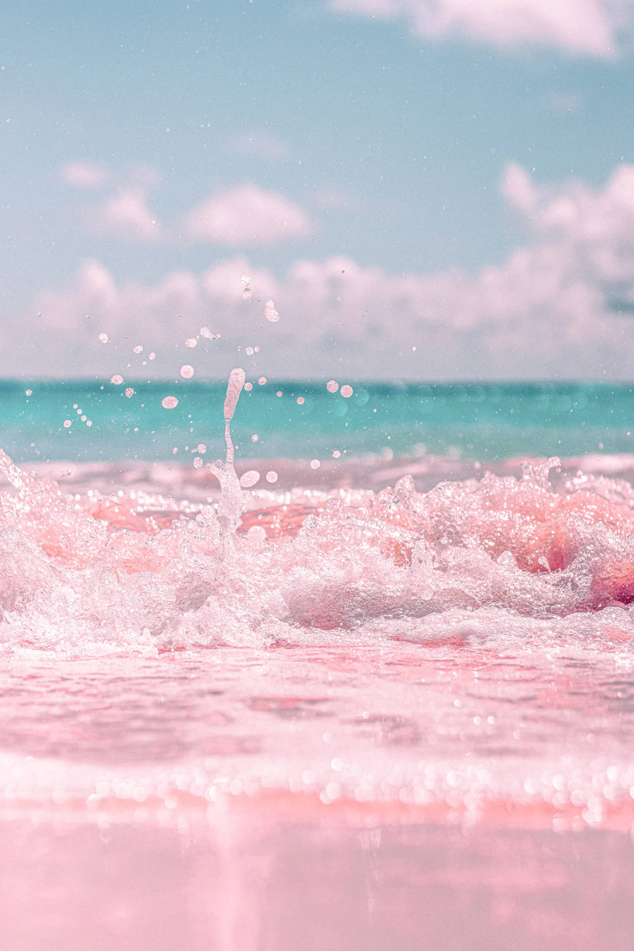 Summer Pink And Teal Wallpapers Wallpaper Cave
