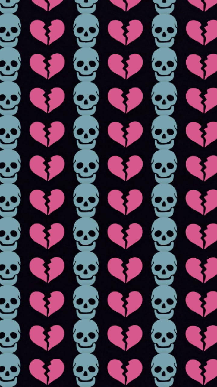 Black And Pink Skull Wallpapers Wallpaper Cave