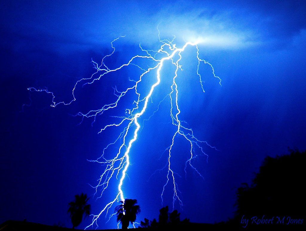 Blue Lightning Aesthetic Wallpapers Wallpaper Cave