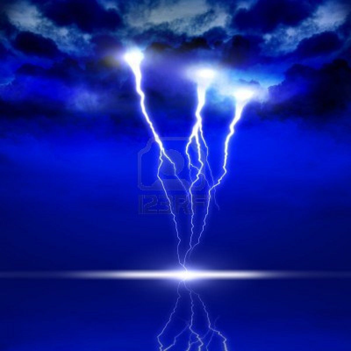 Blue Lightning Aesthetic Wallpapers Wallpaper Cave