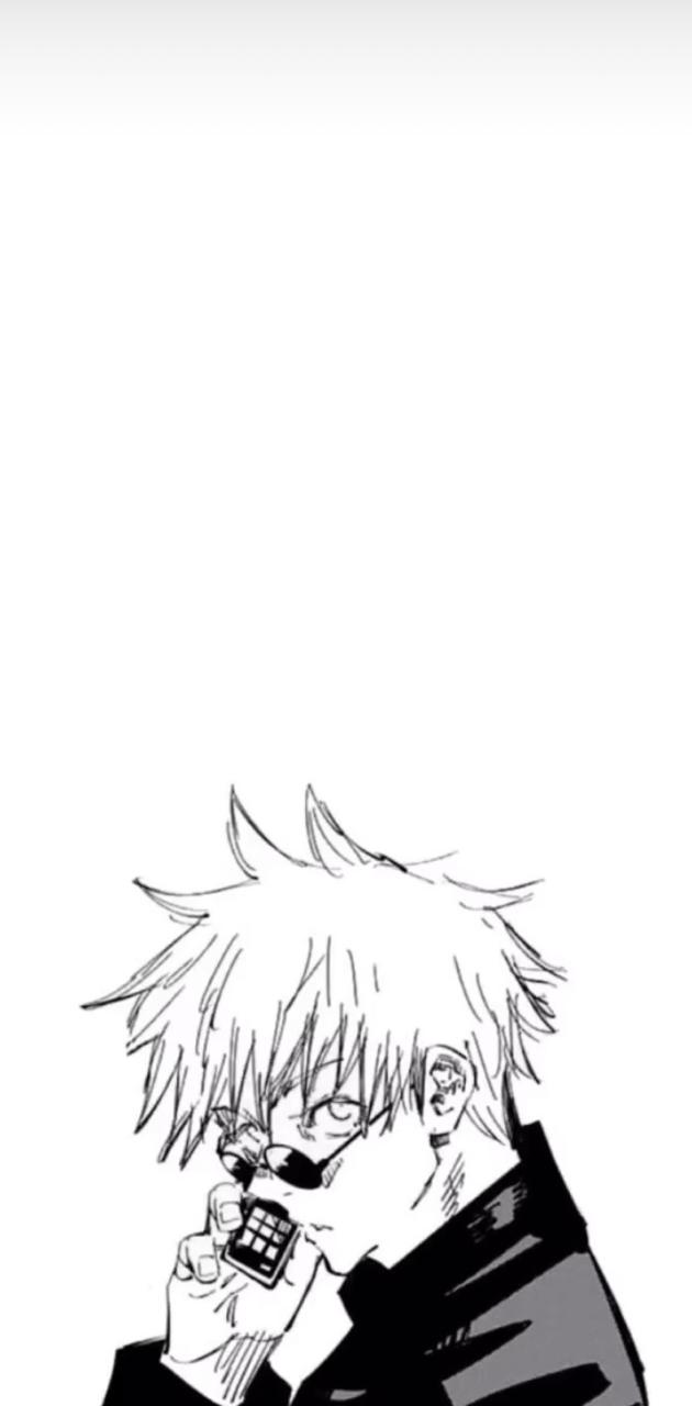 Gojo Black And White Wallpapers Wallpaper Cave