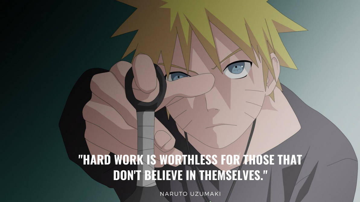 Naruto Motivational Wallpapers Wallpaper Cave