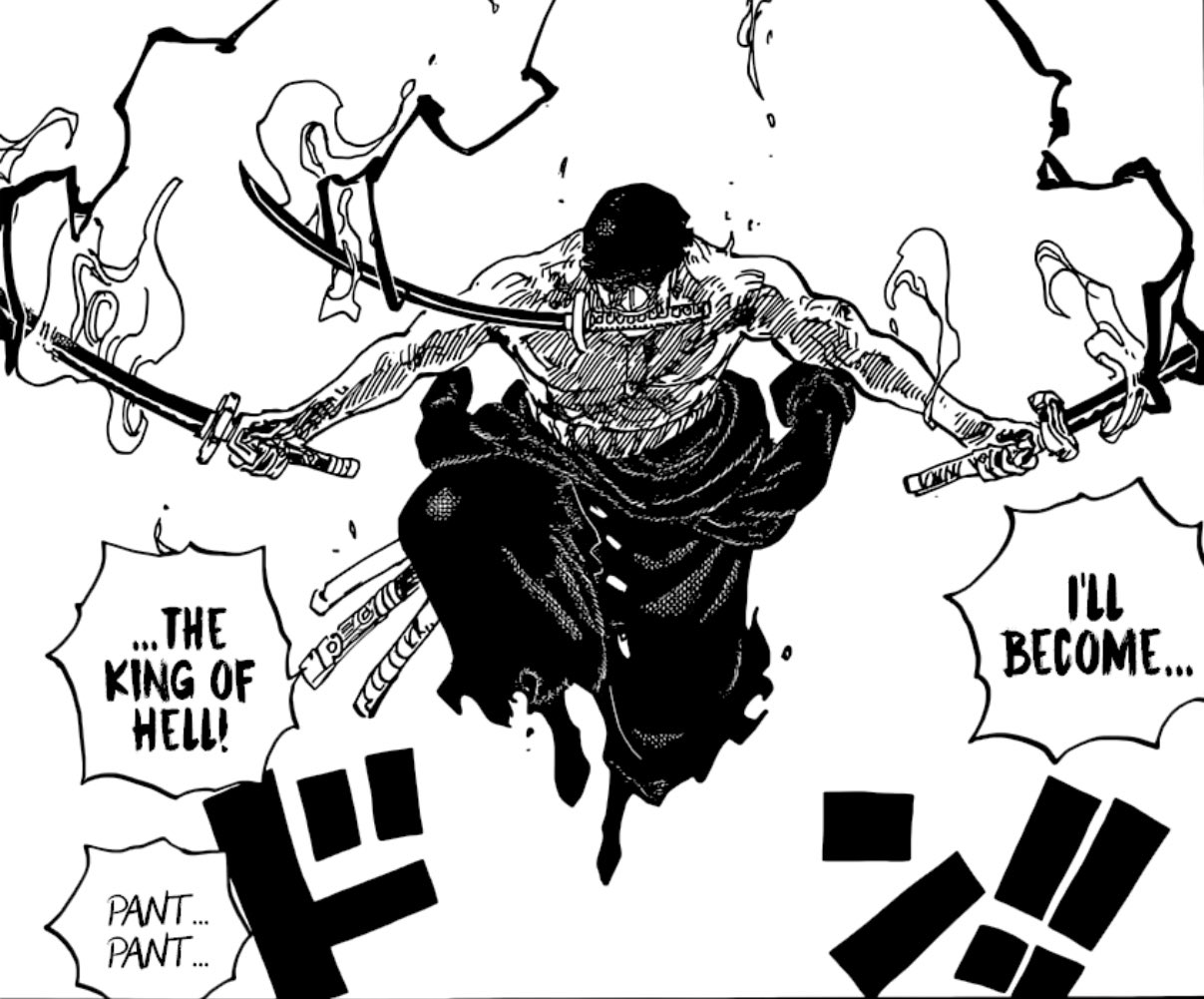 Zoro King Of Hell Wallpapers Wallpaper Cave