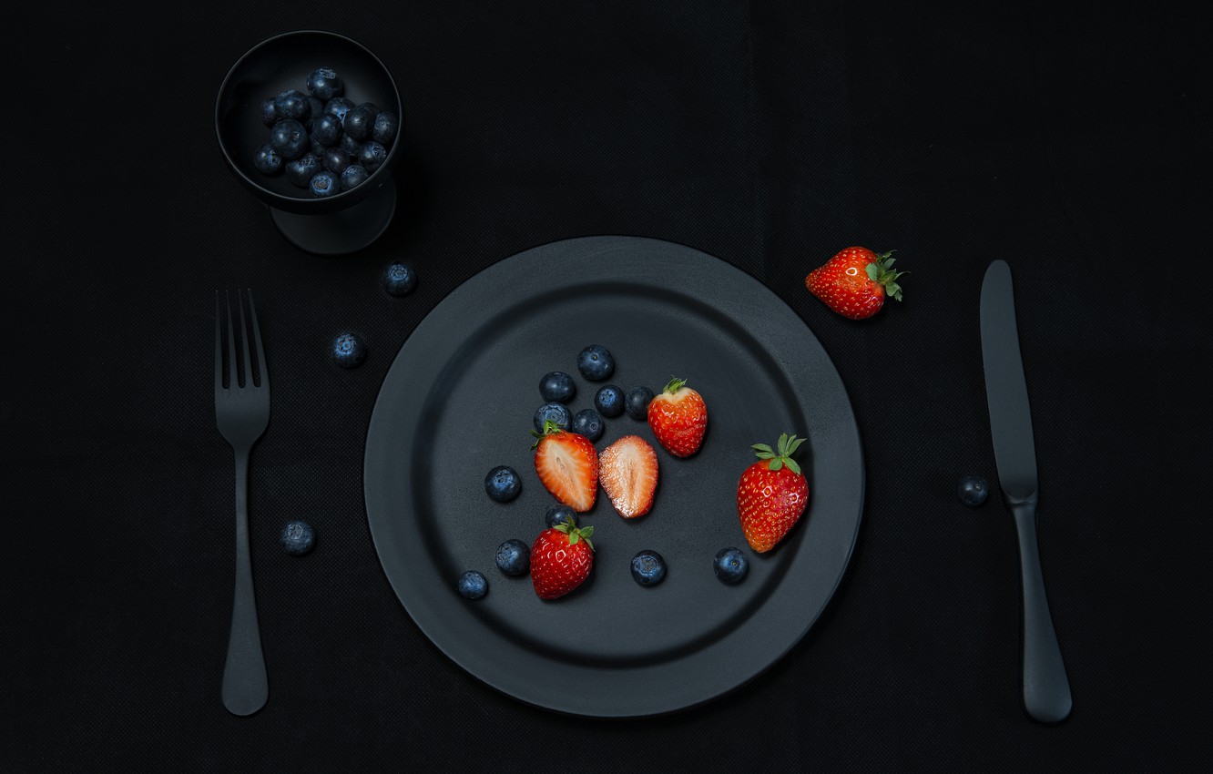 Food Black Wallpapers Wallpaper Cave