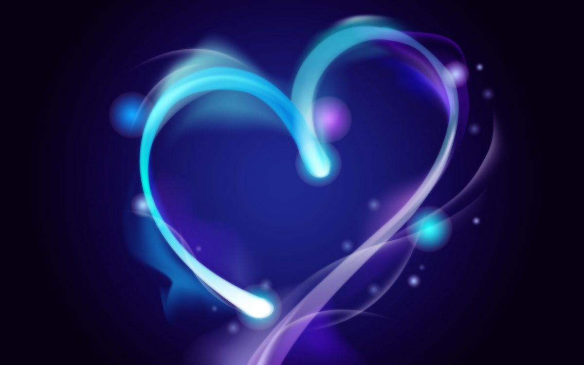 Light Blue Heart Wallpapers Wallpaper Cave