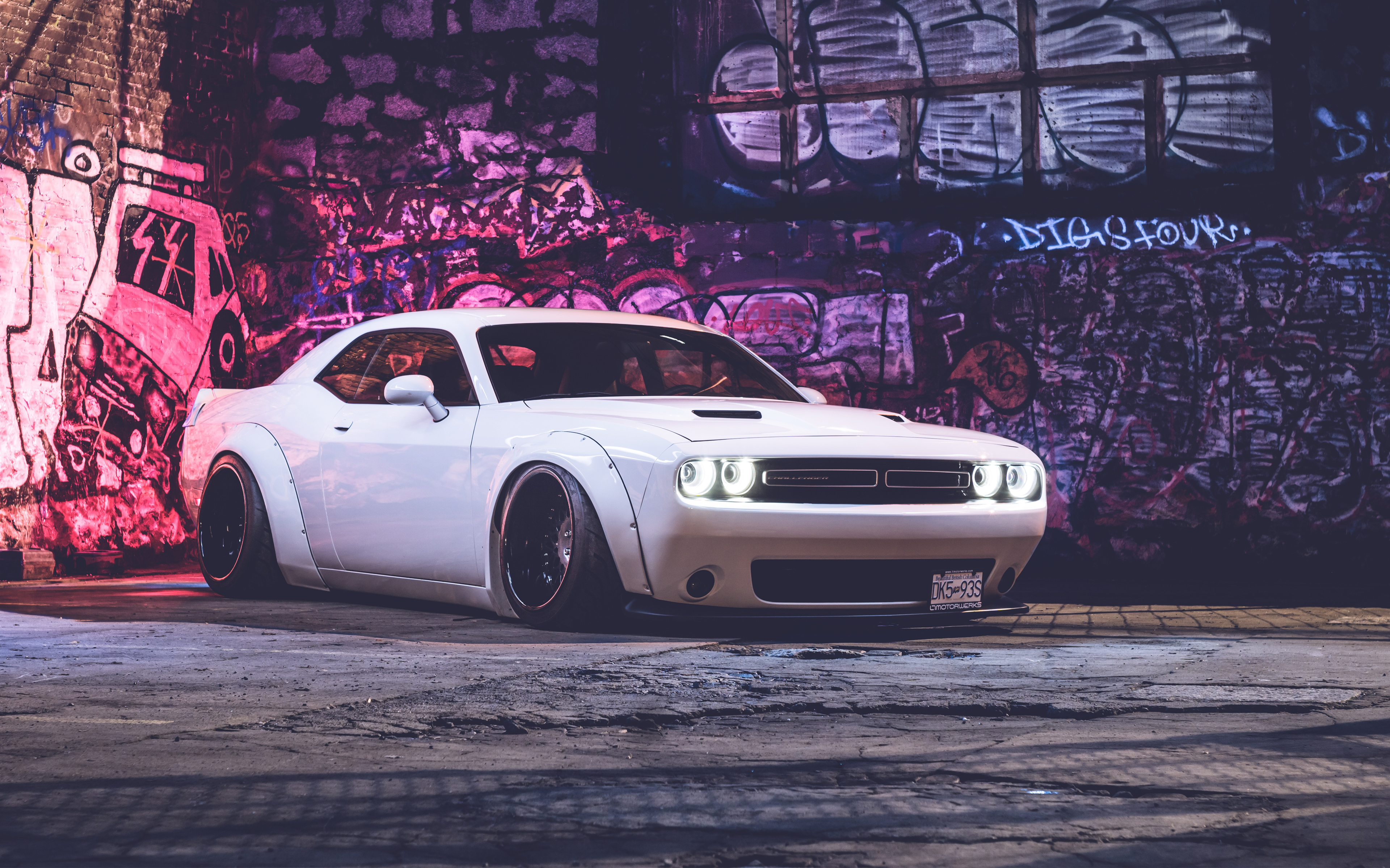 White Dodge Demon Wallpapers Wallpaper Cave