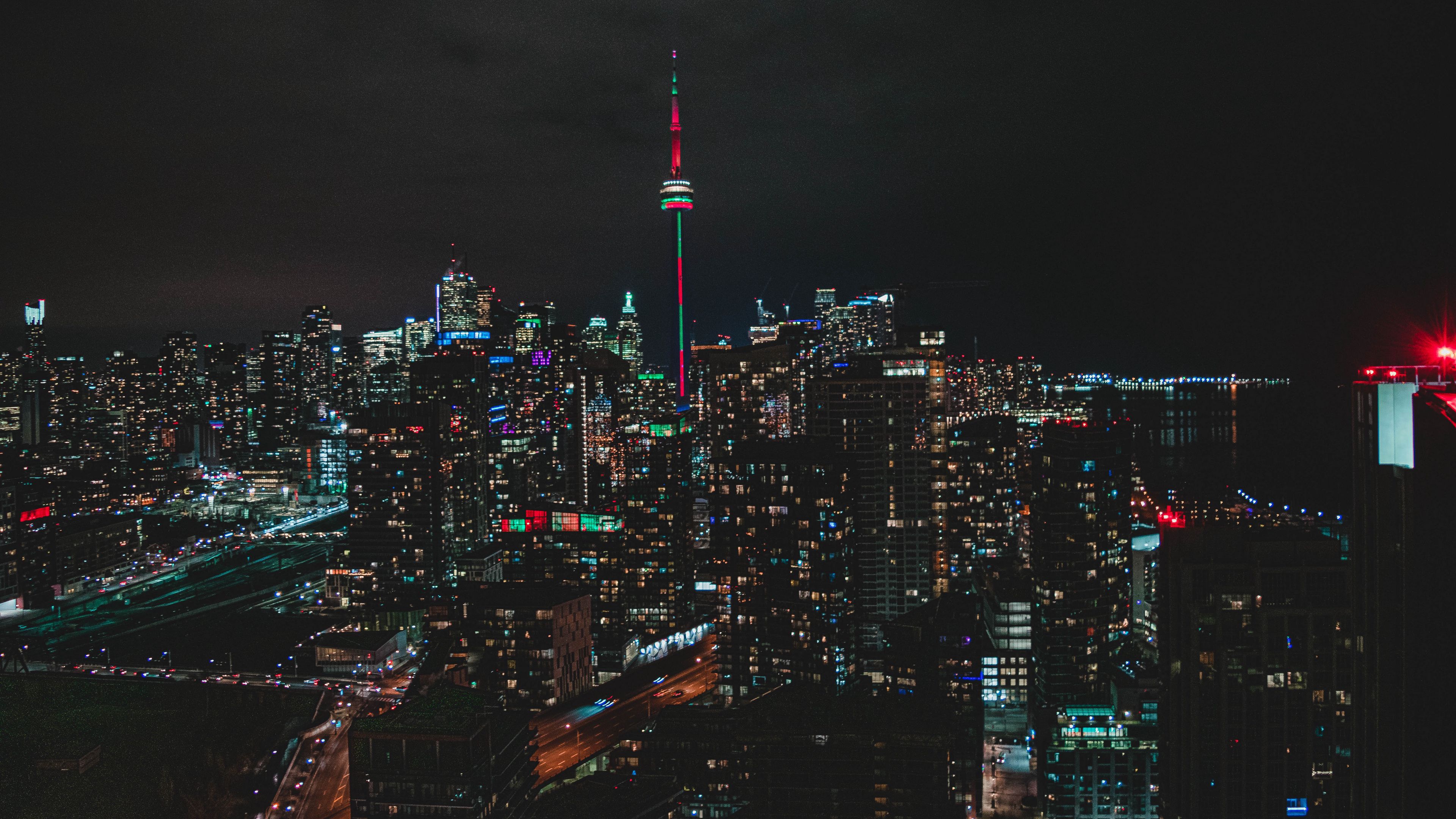 Toronto Night Wallpapers Wallpaper Cave