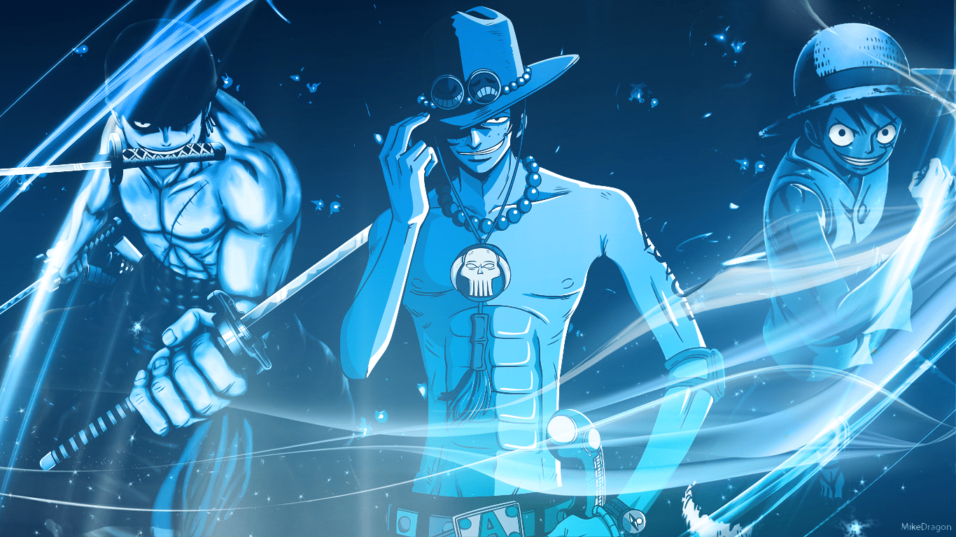 Blue One Piece Wallpapers Wallpaper Cave